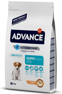 ADVANCE - Advance Puppy Tavuk ve Pirinçli Küçük Irk Yavru Köpek Maması 3kg