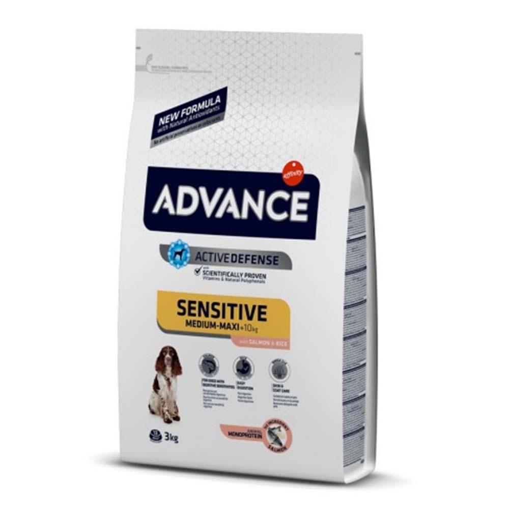 Advance Sensitive Somonlu Yetişkin Köpek Maması 3kg