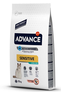 Advance Sensitive Somonlu Kısırlaştırılmış Kedi Maması 10kg