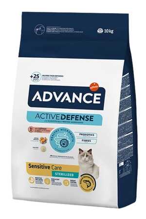 Advance Sensitive Somonlu Kısırlaştırılmış Kedi Maması 10kg