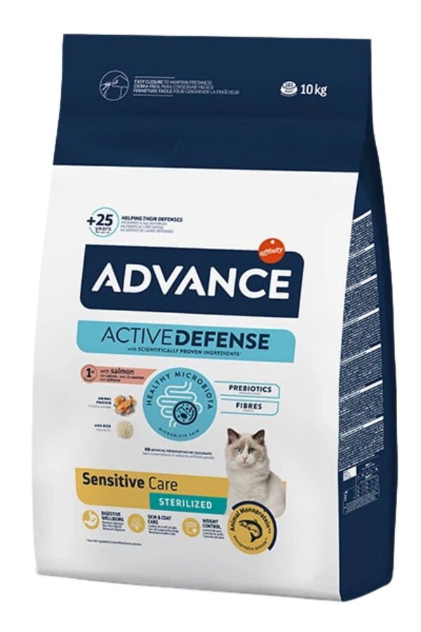Advance Sensitive Somonlu Kısırlaştırılmış Kedi Maması 10kg