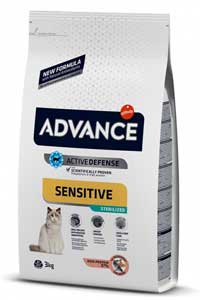 ADVANCE - Advance Sensitive Somonlu Kısırlaştırılmış Kedi Maması 3kg