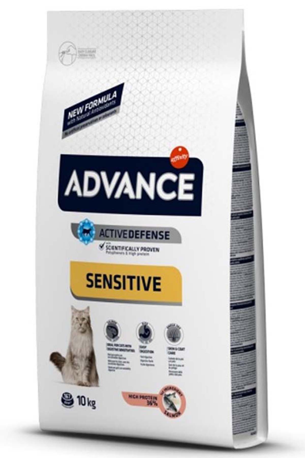 Advance Sensitive Somonlu Yetişkin Kedi Maması 10kg