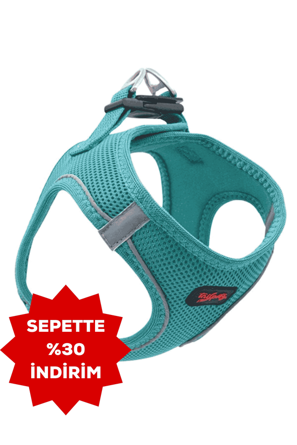 Tailpetz Air Mesh Harness Zümrüt Köpek Göğüs Tasması XS