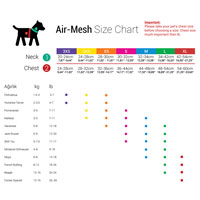 Tailpetz Air Mesh Harness Lila Köpek Göğüs Tasması 3XS - Thumbnail