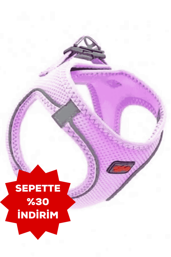 Tailpetz Air Mesh Harness Lila Köpek Göğüs Tasması 3XS