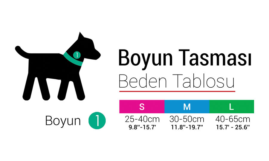 Tailpetz Alliens Collar Köpek Boyun Tasması L