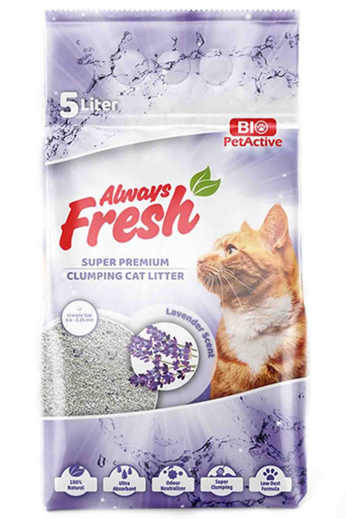 Always Fresh Lavantalı Kedi Kumu 5lt