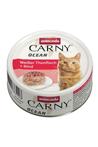 ANIMONDA - Animonda Carny Ocean Ton Balıklı ve Sığır Etli Yetişkin Kedi Konservesi 80gr