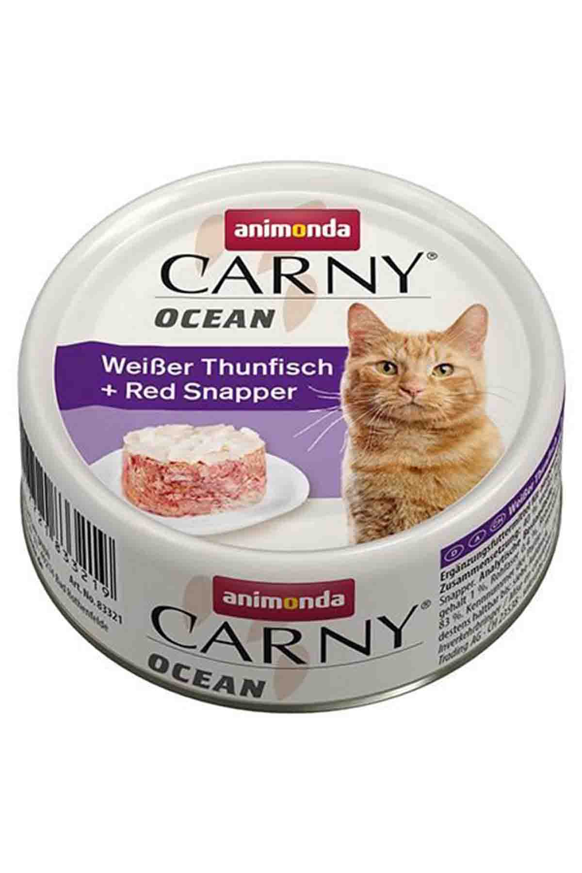 Animonda Carny Ocean Ton Ve Kırlangıç Kedi Konservesi 80gr