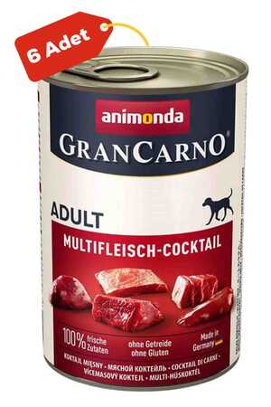 Animonda Gran Carno Karışık Etli Yetişkin Köpek Konservesi 6x400gr 6lı