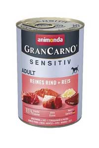 Animonda Gran Carno Sensitive Sığır Etli Ve Pirinçli Yetişkin Köpek Konservesi 400 Gr