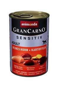 Animonda Gran Carno Sensitive Tavuklu Ve Patatesli Yetişkin Köpek Konservesi 400gr