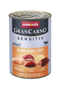 ANIMONDA - Animonda Gran Carno Sensitive Tavuklu Ve Pirinçli Yetişkin Köpek Konservesi 400 Gr