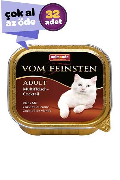 Animonda Karışık Etli Yetişkin Kedi Konservesi 32x100gr (32li)