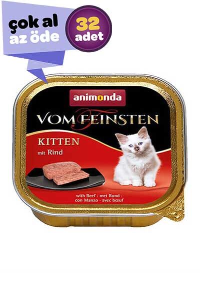 Animonda Kitten Biftekli Yavru Kedi Konservesi 32x100gr (32li)