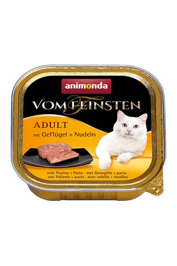 Animonda Kümes Hayvanı ve Makarnalı Kedi Konservesi 100gr