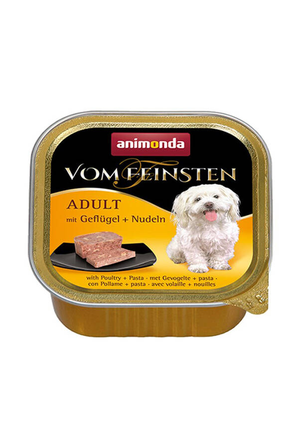 Animonda Kümes Hayvanı ve Makarnalı Yetişkin Köpek Konservesi 150gr