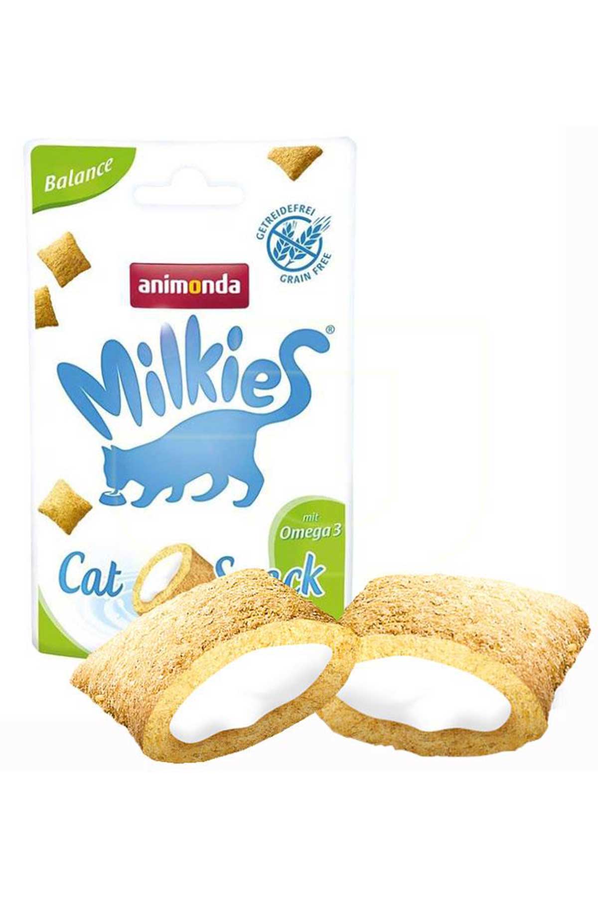 Animonda Milkies Omega 3 Katkılı Tahılsız Kedi Ödülü 30gr