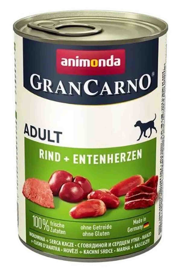 Animonda GranCarno Sığır Etli ve Ördekli Yetişkin Köpek Konservesi 400gr