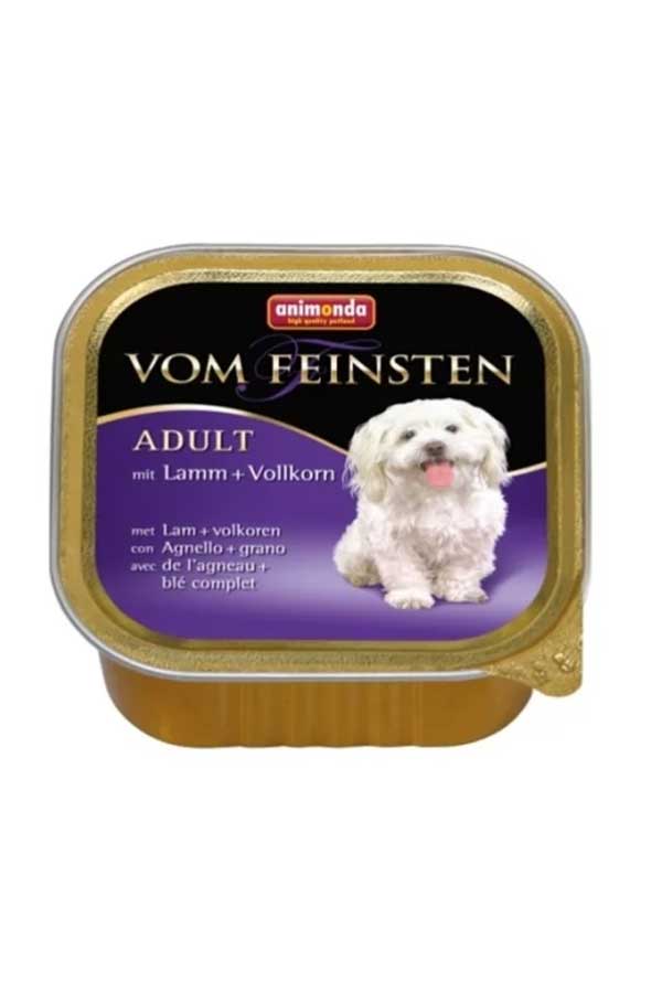 Animonda Vom Feinsten Kuzu Etli ve Tahıllı Yetişkin Köpek Konservesi 150gr