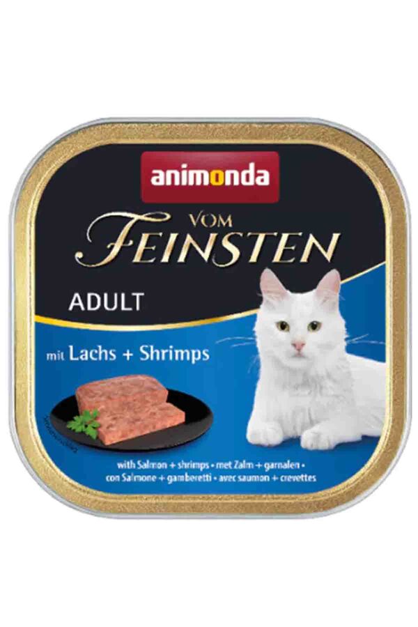 Animonda Vom Feinsten Somon ve Karidesli Yetişkin Kedi Konservesi 100gr