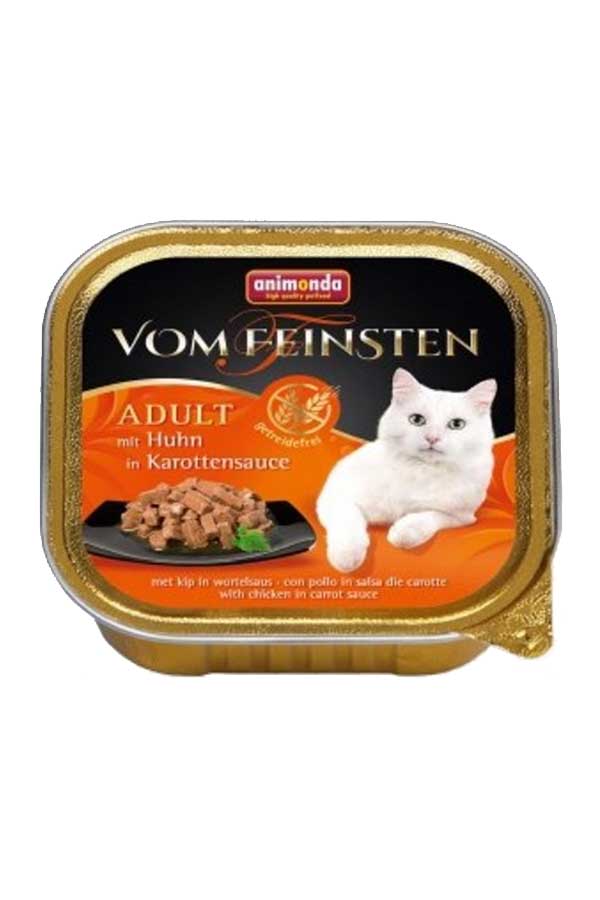 Animonda Tahılsız Havuç Soslu Tavuklu Yetişkin Kedi Konservesi 100gr