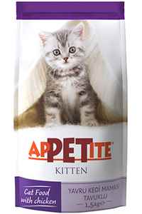 Appetite Tavuklu Yavru Kedi Maması 1,5kg