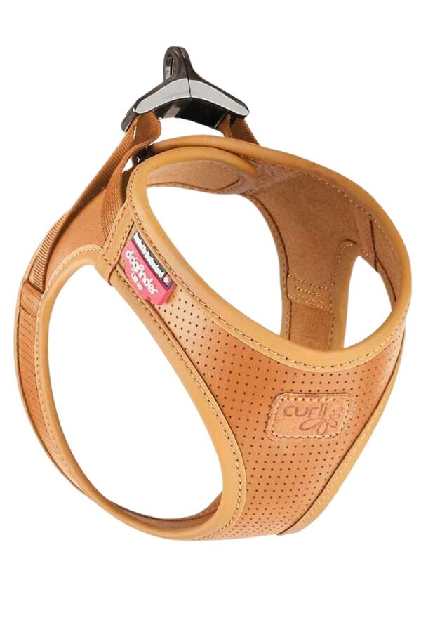 Curli Apple Leather Harness Brown L