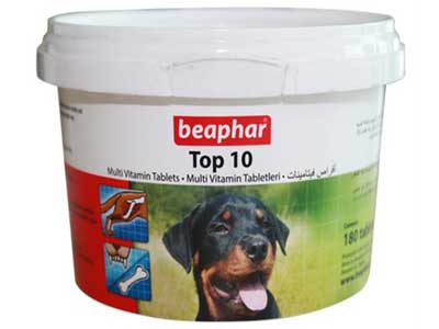BEAPHAR - Beaphar Top 10 Köpekler İçin MultiVitamin Tableti 180 Adet