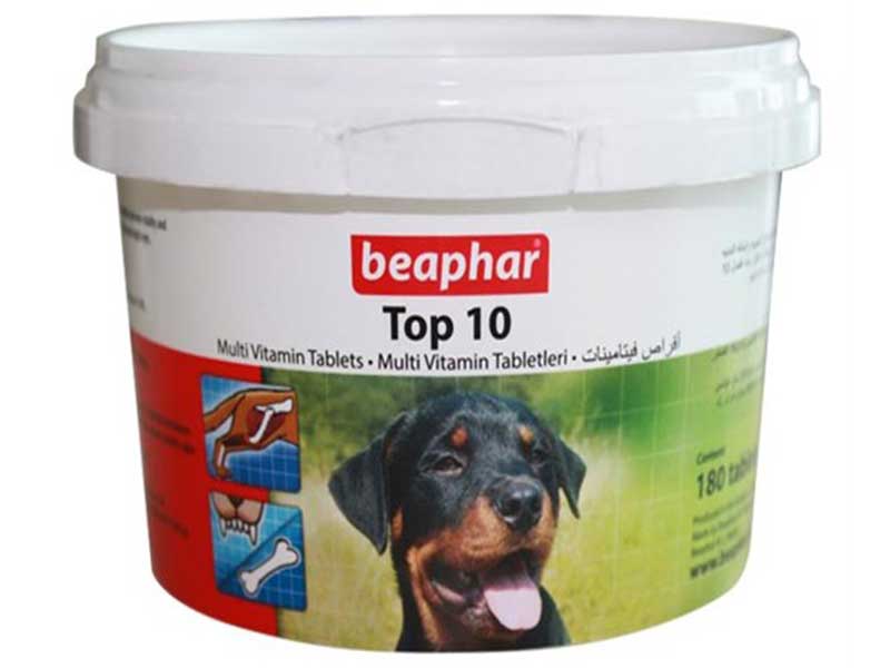 Beaphar Top 10 Köpekler İçin MultiVitamin Tableti 180 Adet