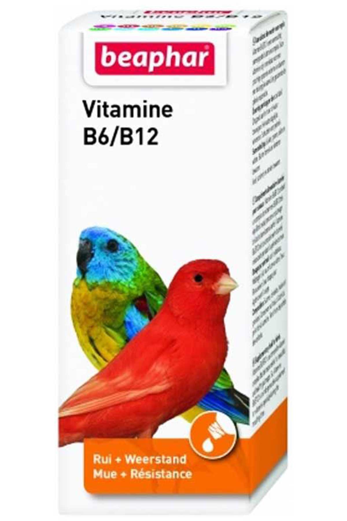 Beaphar Vitamine B6/B12 Tüy Sağlığı Kuş Vitamini 50ml