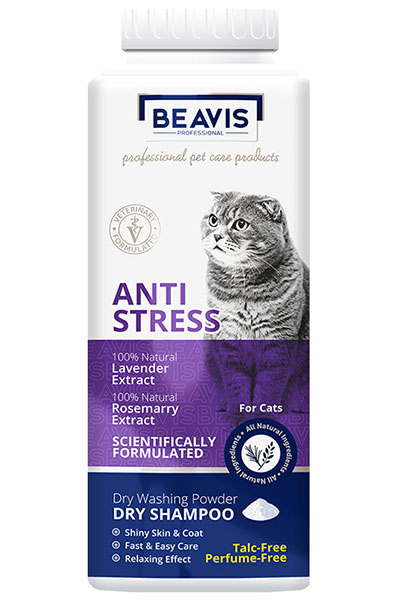 Beavis Anti Stress Lavanta ve Biberiye Özlü Kedi Toz Şampuan 150gr