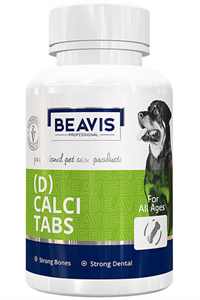 Beavis D3 Kalsiyum Destekli Köpek Vitamin Tablet 126gr 84 Tablet