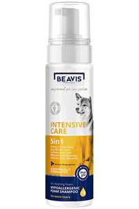 Beavis İntensive Care 5 in 1 Köpekler için Naturel Bal Özlü Kuru Yıkama Köpük Şampuan 200ml