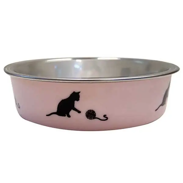 Bella Mama Kabı Kedi Desenli 11cm 160ml Pembe