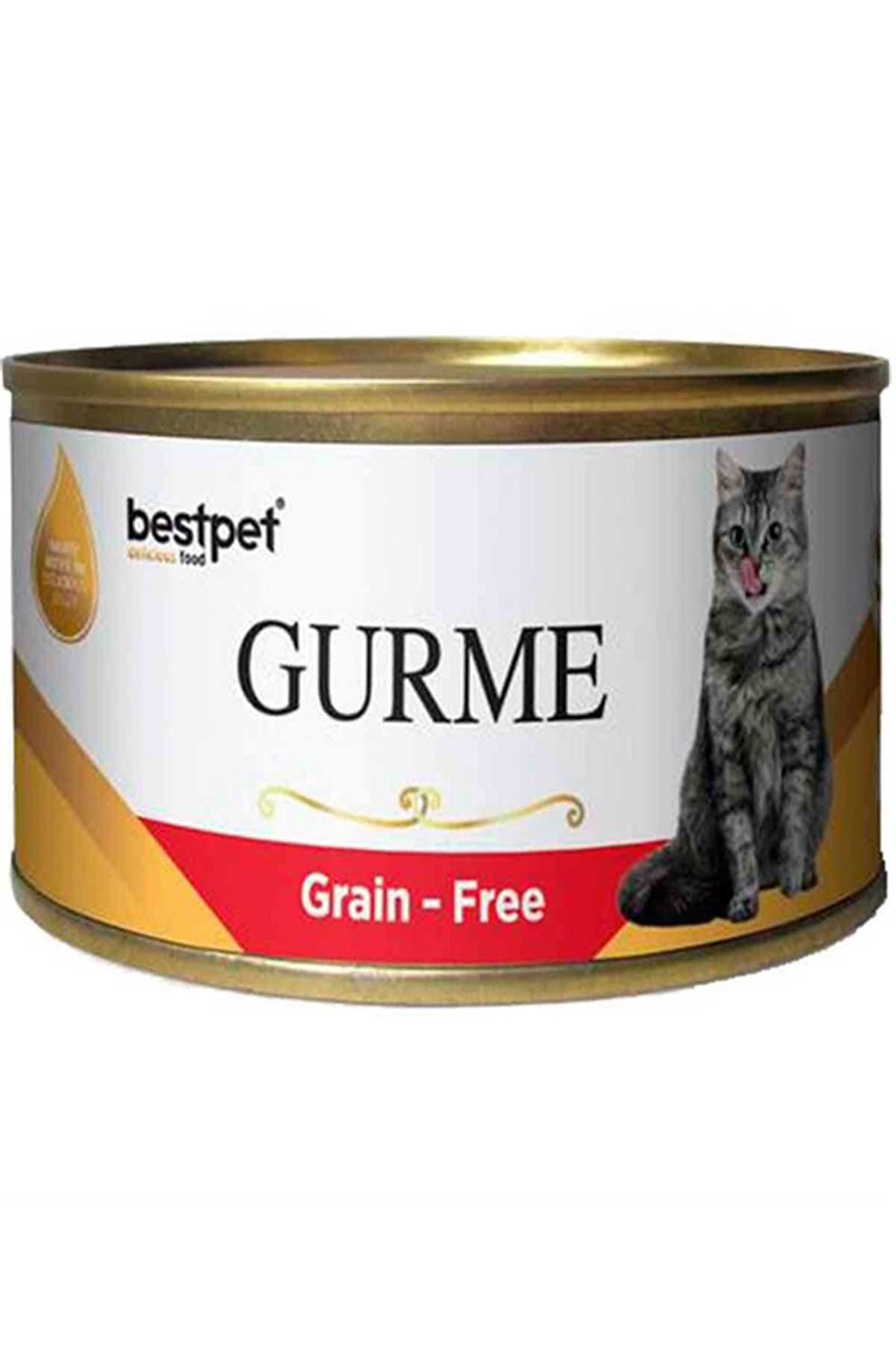 Best Pet Gurme Tahılsız Jöleli Biftekli Yetişkin Kedi Konservesi 100gr