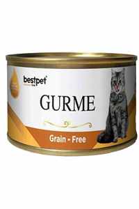 BESTPET - Best Pet Gurme Tahılsız Jöleli Ciğerli Yetişkin Kedi Konservesi 100gr