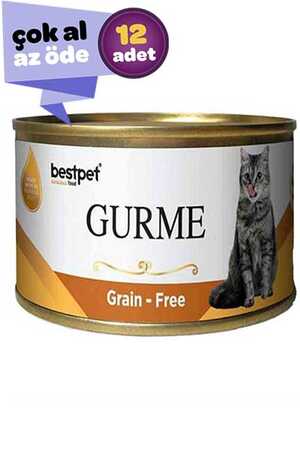 BESTPET - Best Pet Gurme Tahılsız Jöleli Ciğerli Yetişkin Kedi Konservesi 12x100gr (12li)