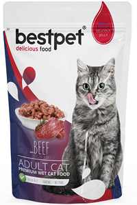 BESTPET - Bestpet Biftekli Kedi Konservesi 85gr