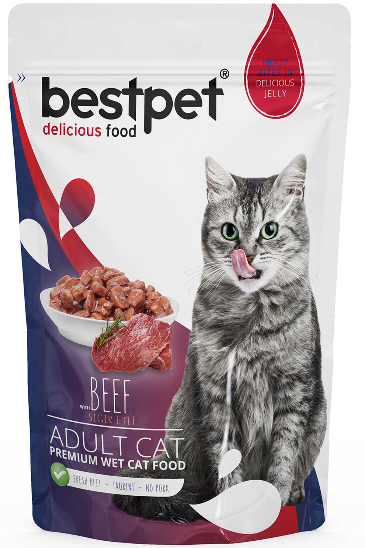 Bestpet Biftekli Kedi Konservesi 85gr