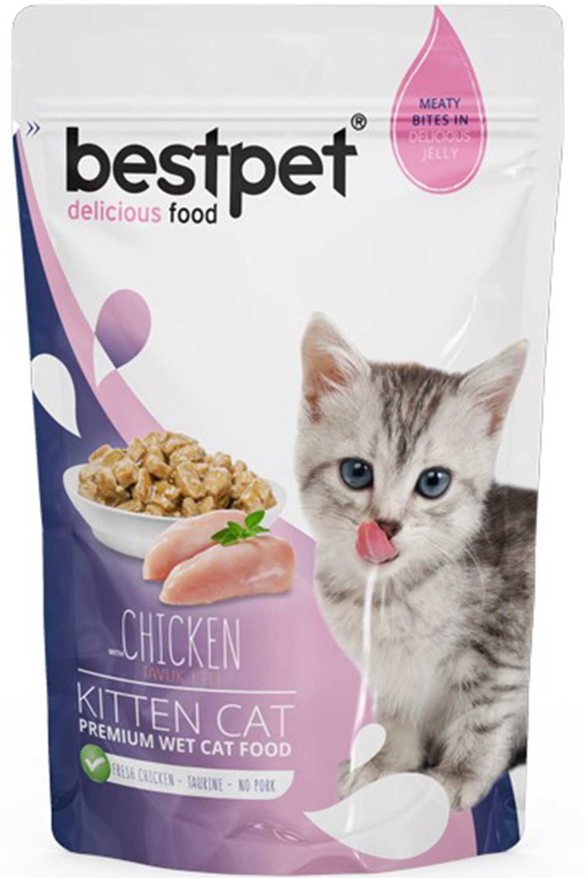 Bestpet Kitten Tavuklu Yavru Kedi Konservesi 85gr