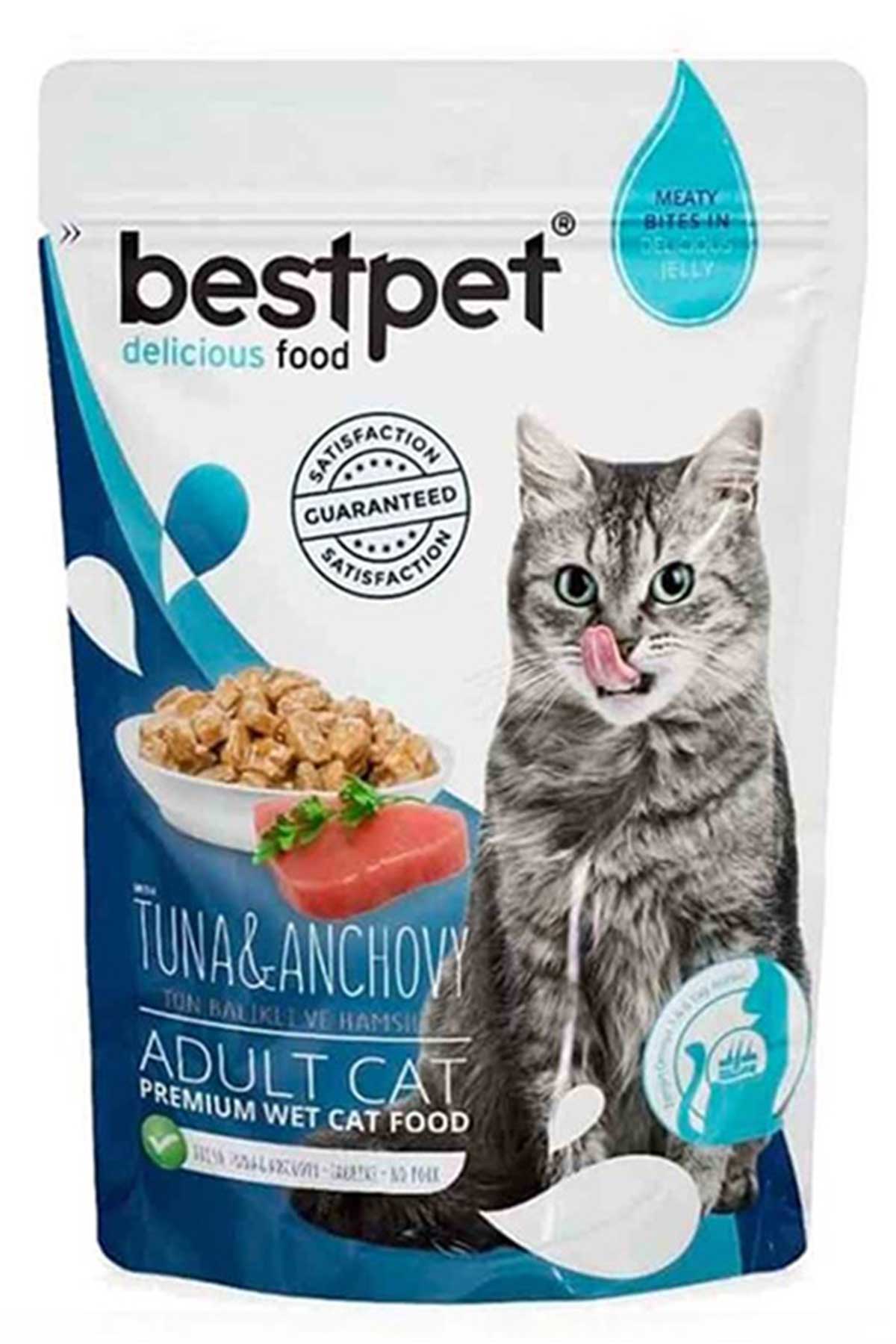 BestPet Ton Balıklı Ve Hamsili Yetişkin Kedi Konservesi 85 Gr