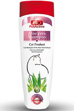 BIO PETACTIVE - Bio Pet Active Aloe Vera Ve Buğday Özlü Kedi Şampuanı 400ml