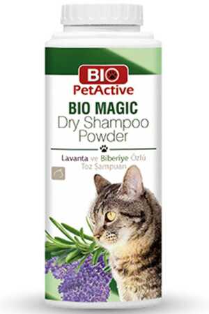 BIO PETACTIVE - BioPetActive Bio Magic Lavanta Ve Biberiye Özlü Toz Kedi Şampuanı 150gr