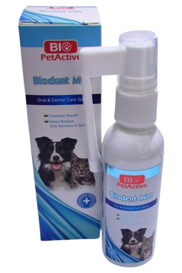 Bio Pet Active BioDent Mist Kedi Köpek Ağız Bakım Spreyi 50ml