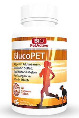 Bio Pet Active Glucopet Köpekler İçin Eklem Saglığı Tableti 60 Adet 90gr