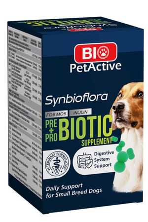 BIO PETACTIVE - BioPetActive Synbioflora Küçük Irk Köpekler İçin Probiyotik Tablet 30gr