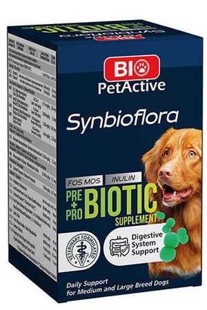 Bio Pet Active Synbioflora Orta ve Büyük Irk Köpekler İçin Prebiyotik Tablet 72gr