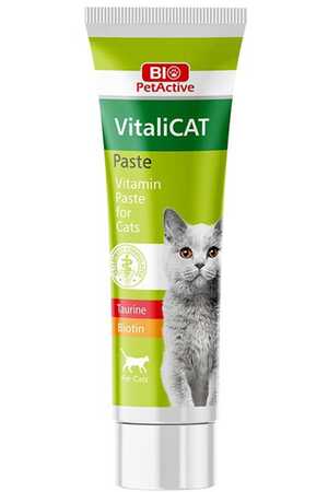 BIO PETACTIVE - Bio PetActive Vitalicat Pasta Multivitamin Kedi Macunu 100ml